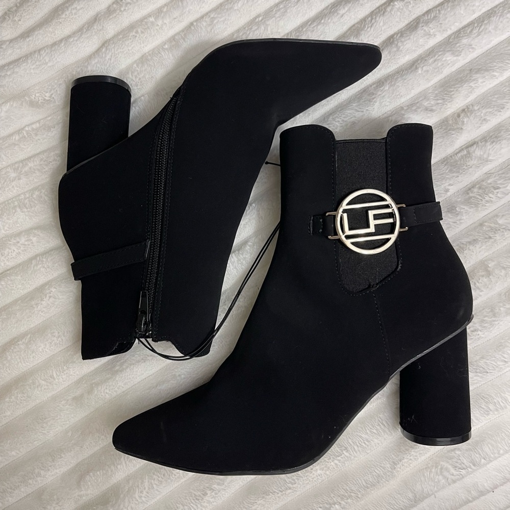 London Fog Heeled Booties
